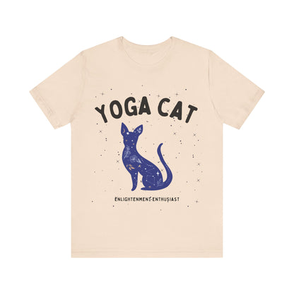 Yoga Cat T-Shirt - Arjuna Rigby Art and Lifestyle Store