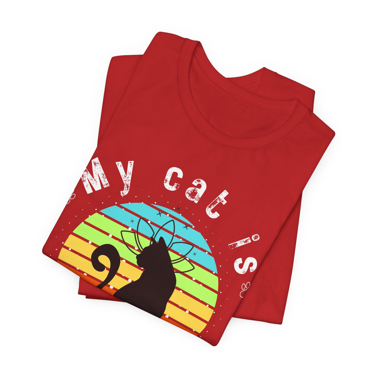 My Cat is Spiritual T-Shirt - Arjuna Rigby Art and Lifestyle Store