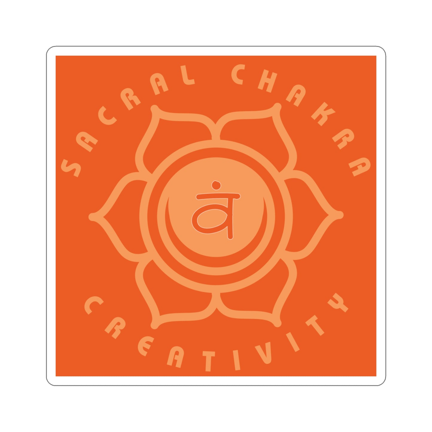 Sacral Chakra Sticker