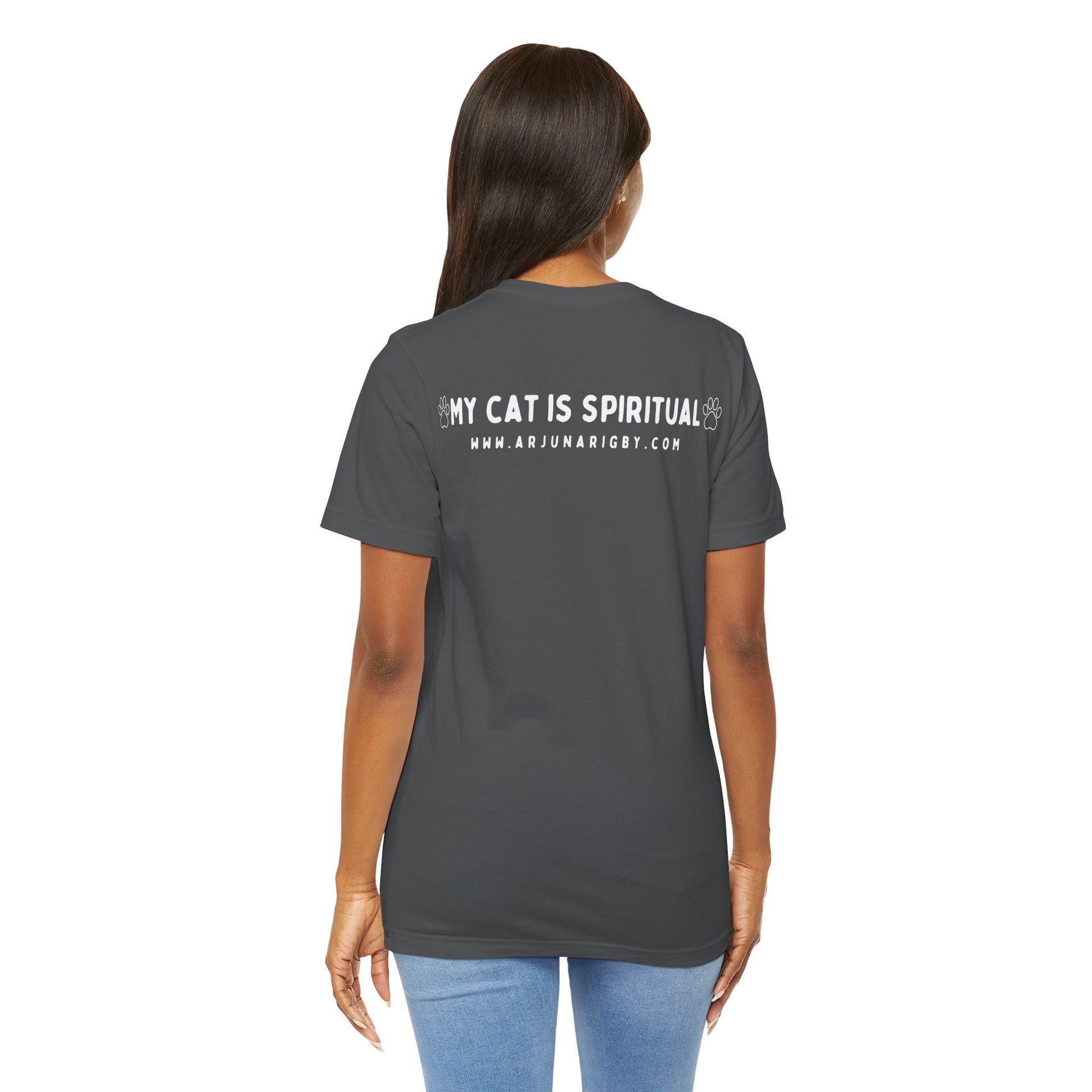 Yoga Cat T-Shirt - Arjuna Rigby Art and Lifestyle Store