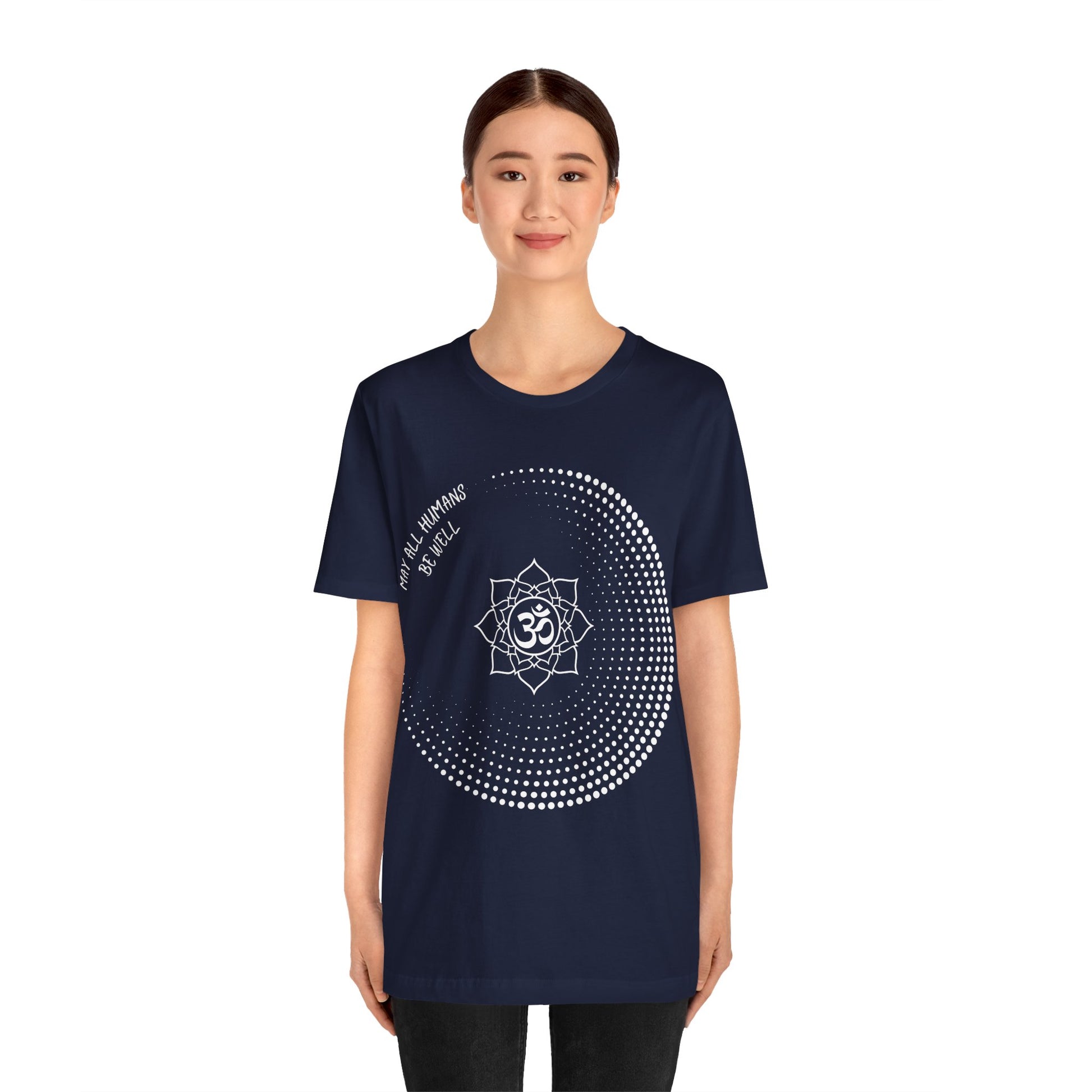 May All Humans Be Well T-Shirt - Arjuna Rigby Art and Lifestyle Store
