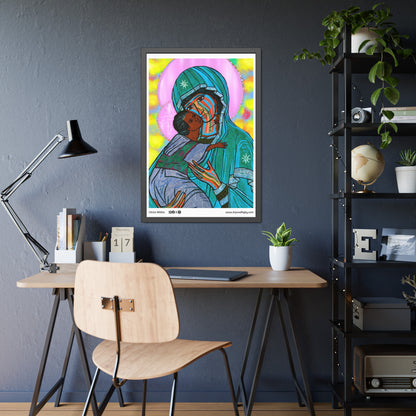 Christ Within Turquoise Framed Fine Art Posters