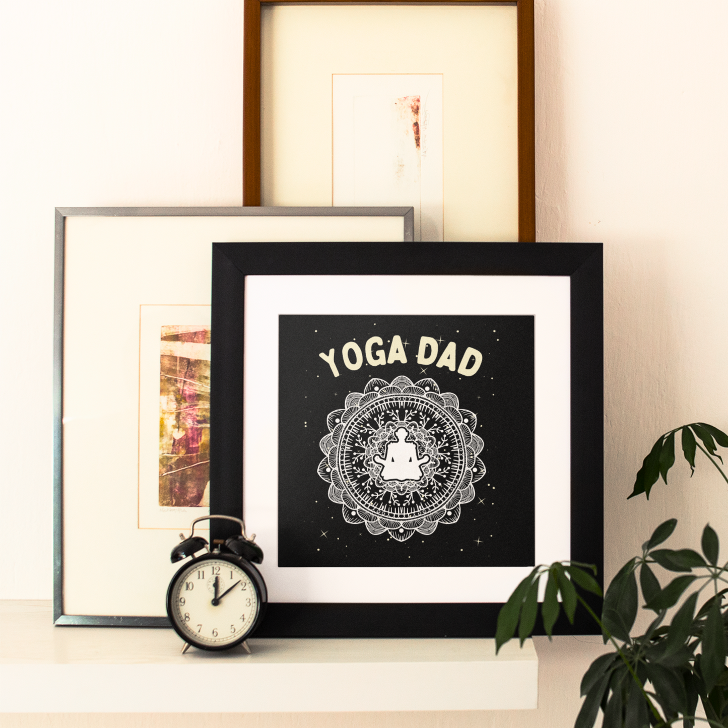 Yoga Dad Fine Art Poster - Arjuna Rigby Art and Lifestyle Store