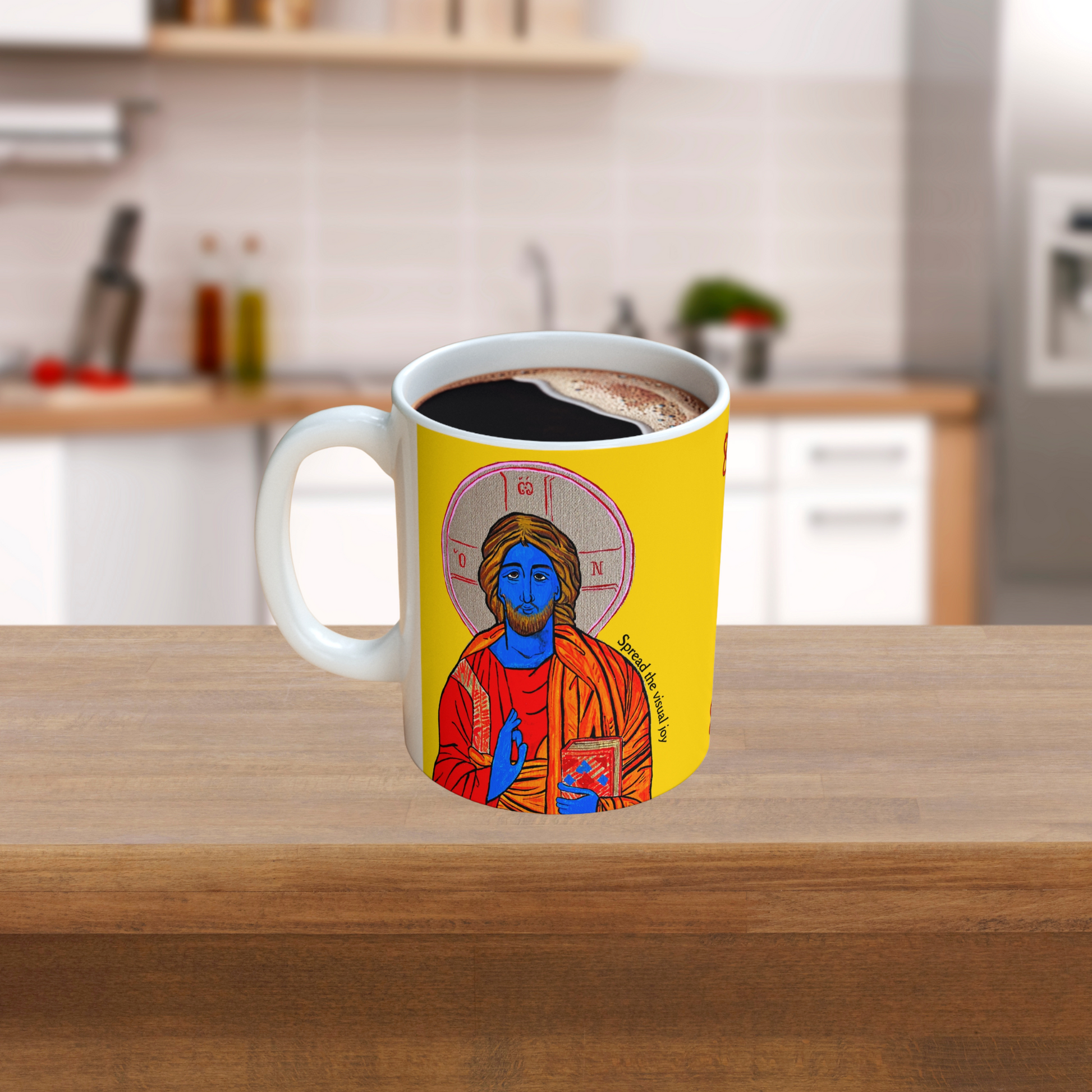 Christ the Quantum Lifegiver - Mug - Arjuna Rigby Art and Lifestyle Store