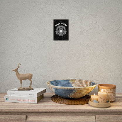 Peace of Mind Fine Art Poster black background