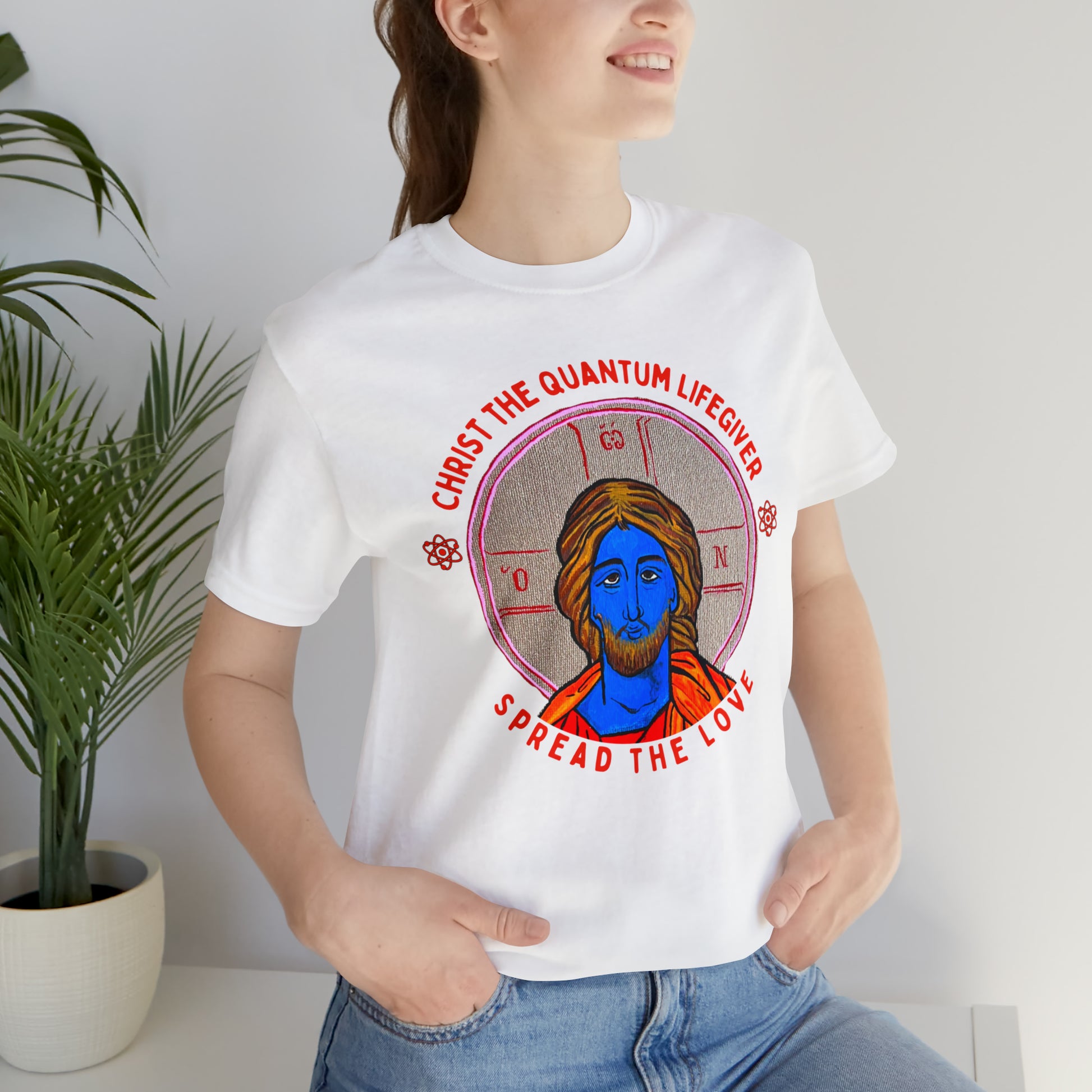 Christ the Quantum Lifegiver - Classic T-Shirt - Arjuna Rigby Art and Lifestyle Store