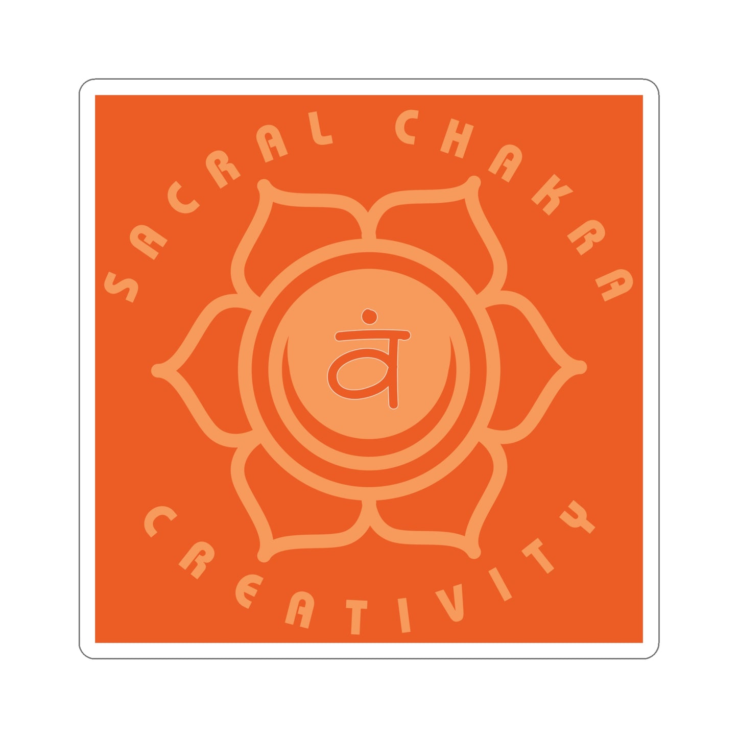 Sacral Chakra Sticker