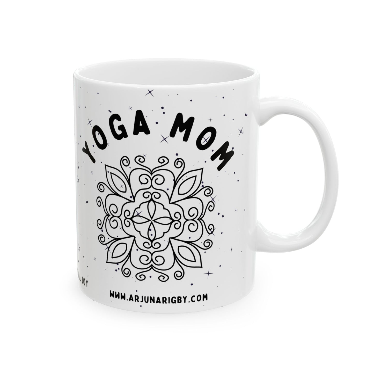 Yoga Mom Ceramic Mug - Arjuna Rigby Art and Lifestyle Store