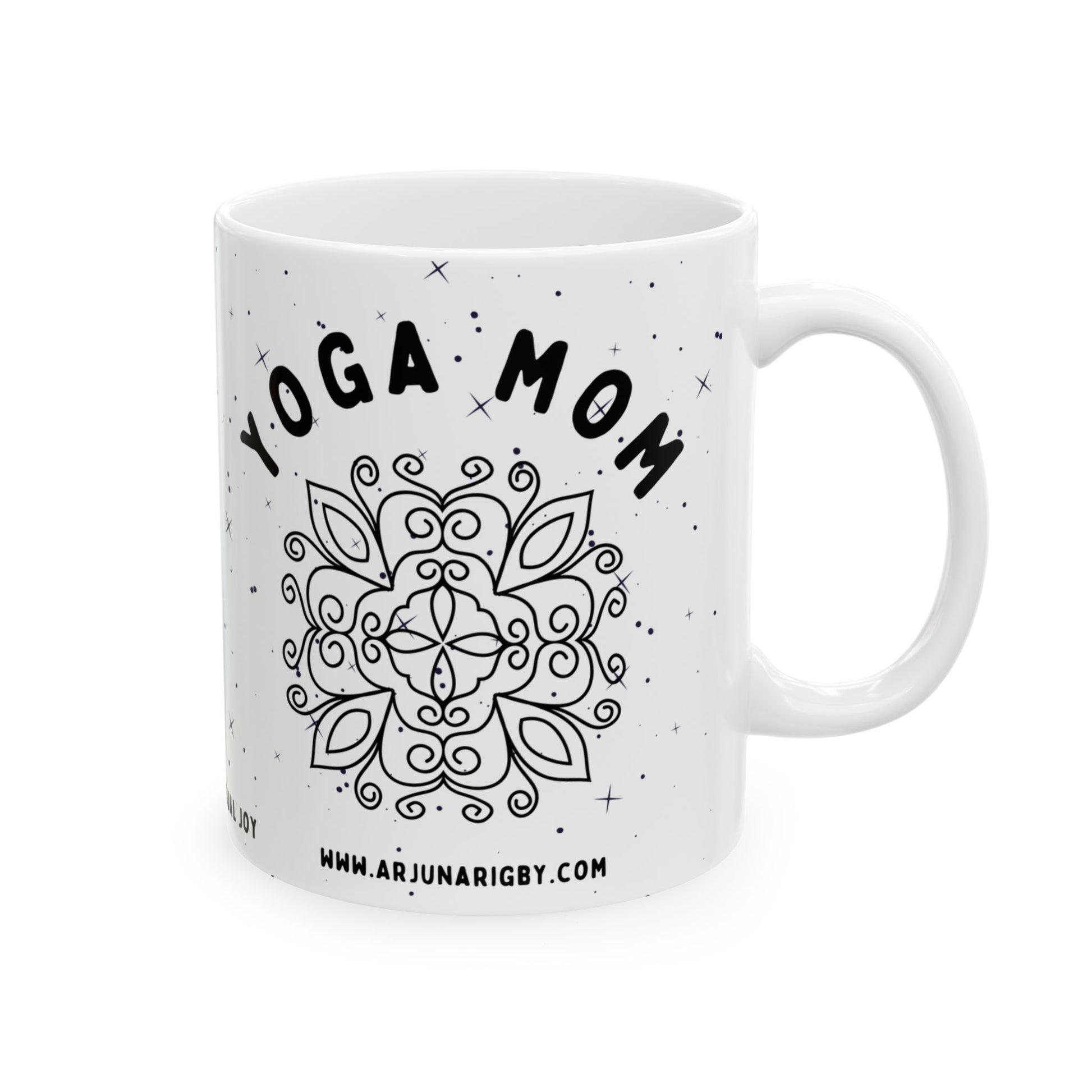 Yoga Mom Ceramic Mug - Arjuna Rigby Art and Lifestyle Store