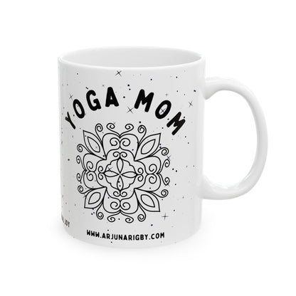 Yoga Mom Ceramic Mug - Arjuna Rigby Art and Lifestyle Store