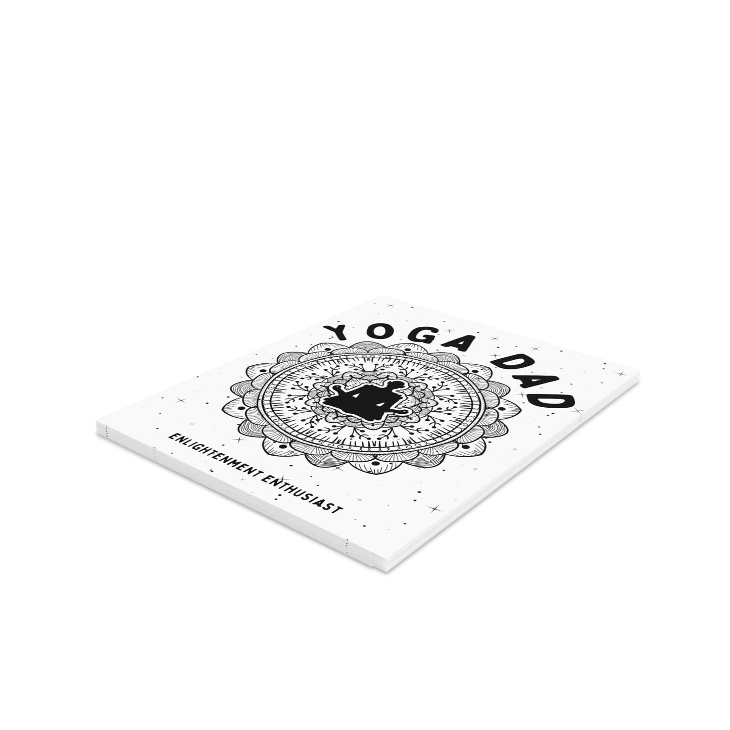 Yoga Dad Greeting Card - Arjuna Rigby Art and Lifestyle Store