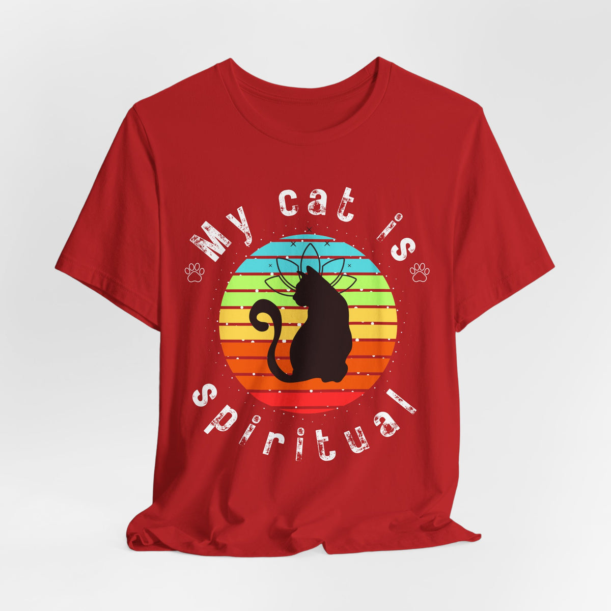 My Cat is Spiritual T-Shirt - Arjuna Rigby Art and Lifestyle Store