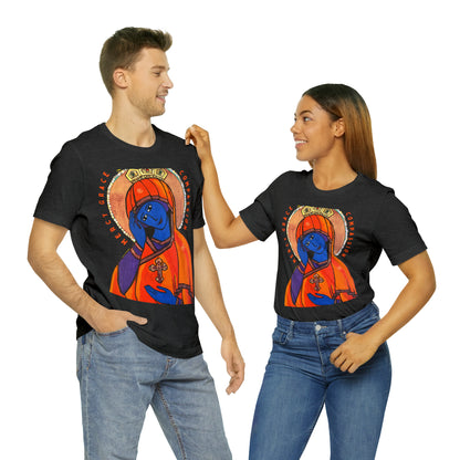 O Queen of Heaven Rejoice - Classic T-Shirt - Arjuna Rigby Art and Lifestyle Store