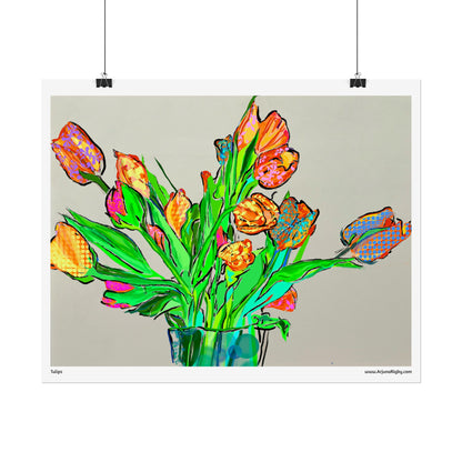 Tulips Rolled Fine Art Print