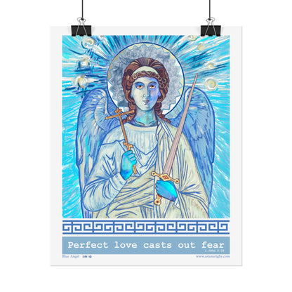 Blue Angel Rolled Fine Art Print