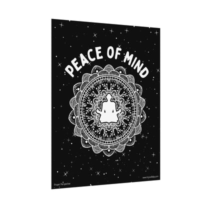 Peace of Mind Fine Art Poster black background