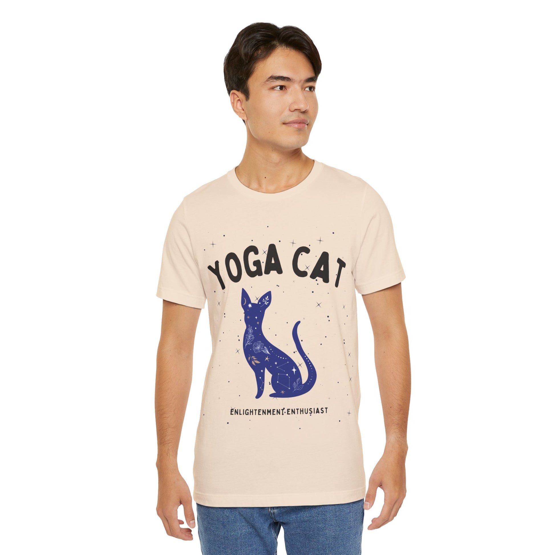 Yoga Cat T-Shirt - Arjuna Rigby Art and Lifestyle Store