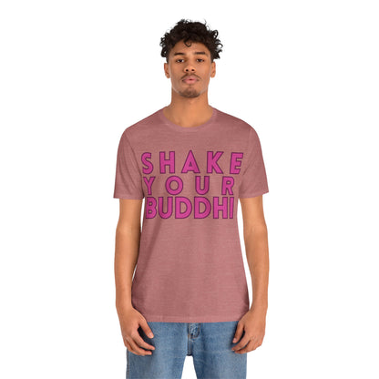 Shake Your Buddhi Unisex Cotton T-shirt for the exalted yogi