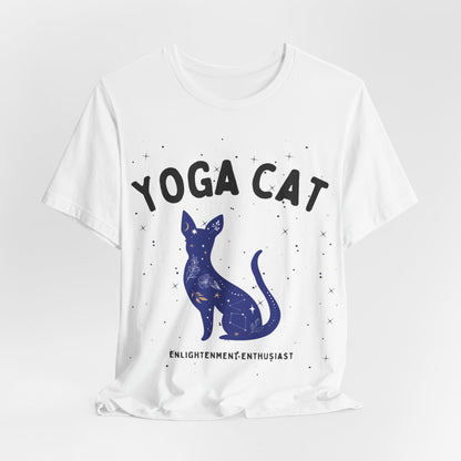 Yoga Cat T-Shirt - Arjuna Rigby Art and Lifestyle Store