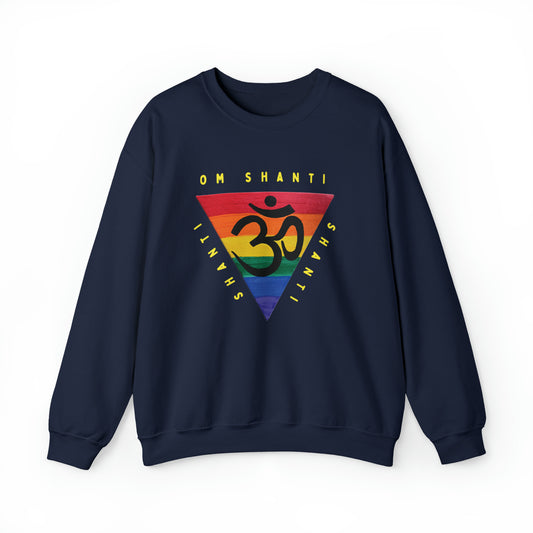 Rainbow Triangle OM Crewneck Sweatshirt