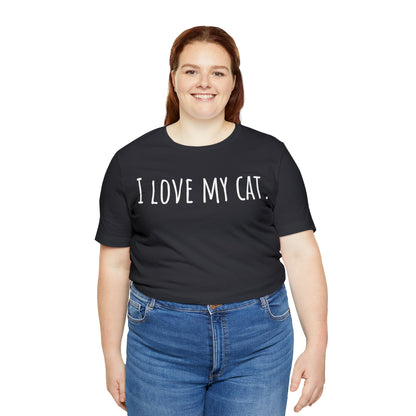 I Love My Cat - Classic T-Shirt - Arjuna Rigby Art and Lifestyle Store