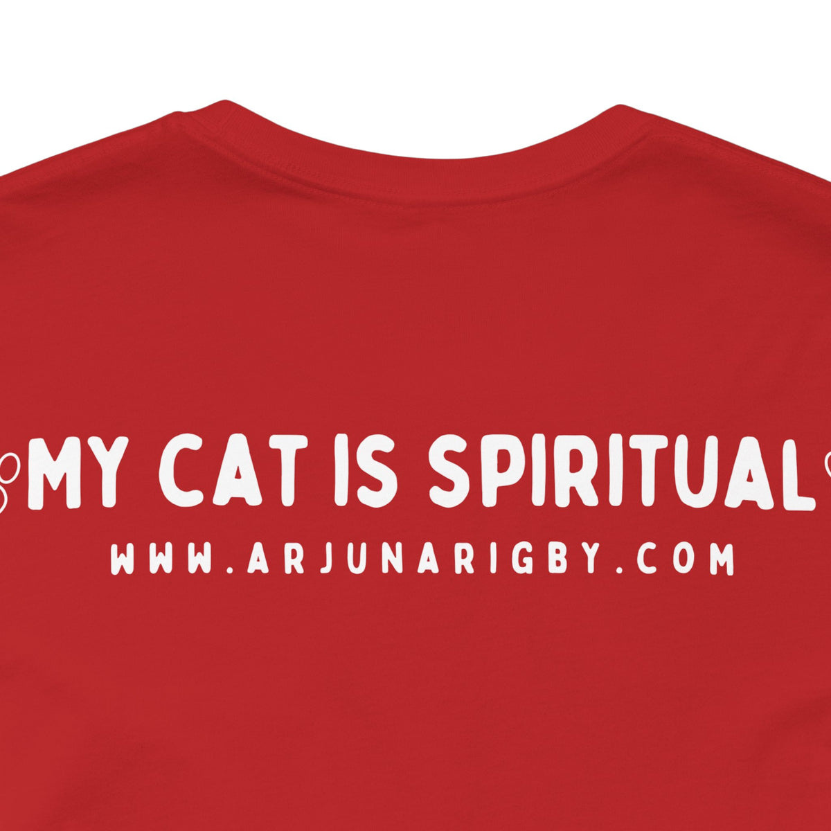 My Cat is Spiritual T-Shirt - Arjuna Rigby Art and Lifestyle Store