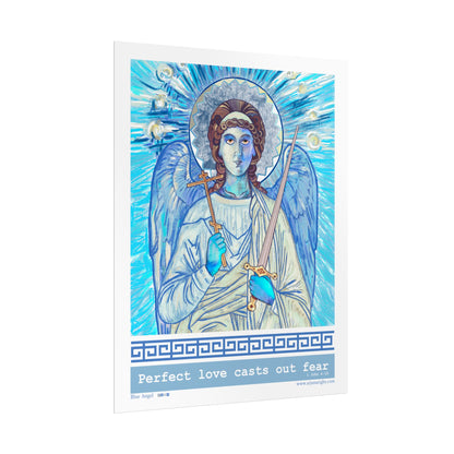 Blue Angel Rolled Fine Art Print