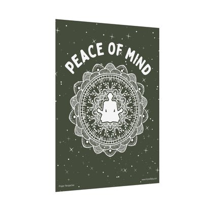 Peace of Mind Fine Art Poster green background