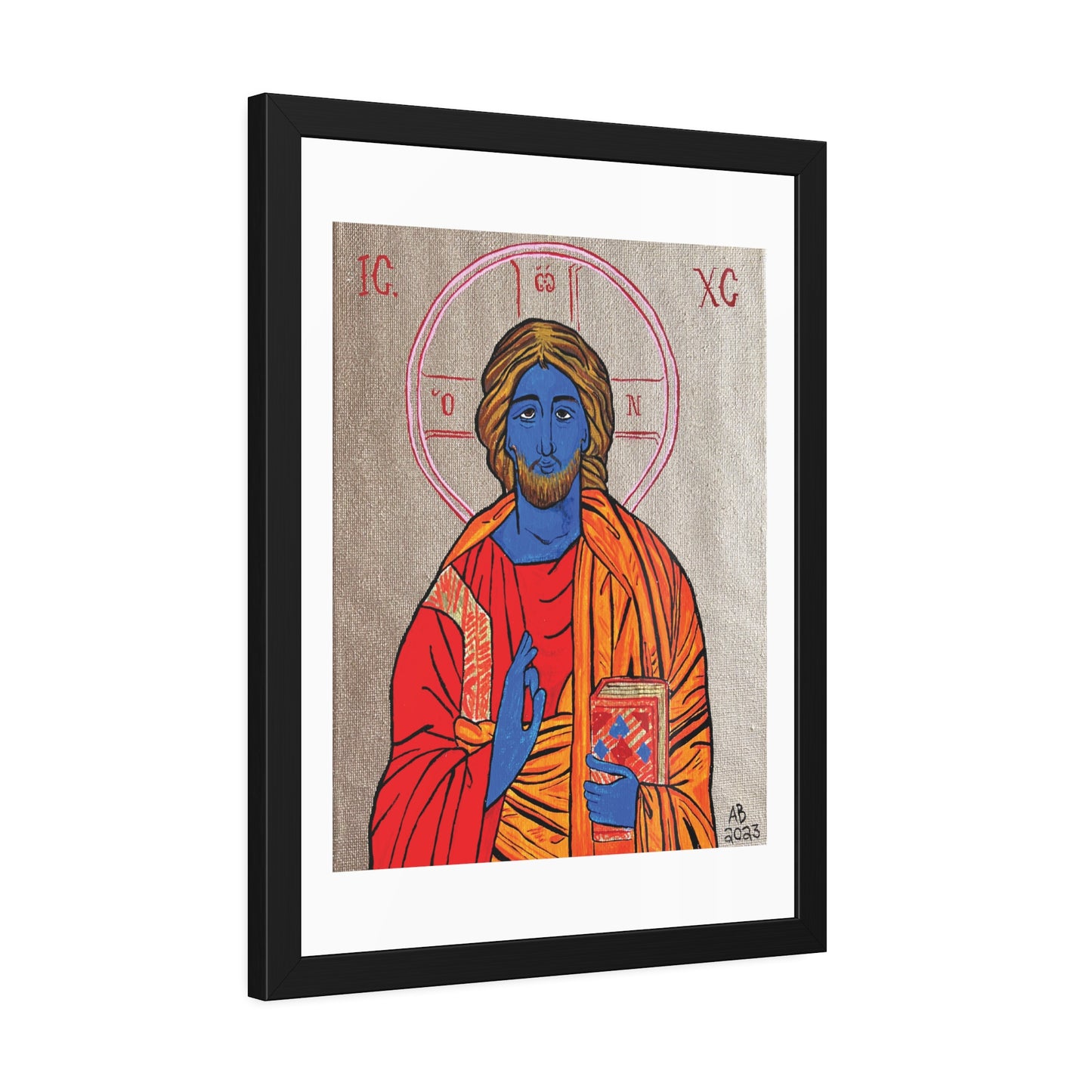 Christ the Quantum Lifegiver Framed Fine Art Posters - Arjuna Rigby Art and Lifestyle Store