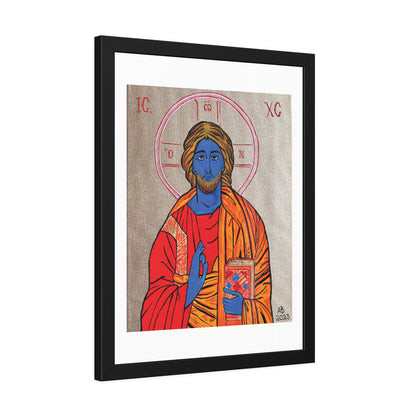 Christ the Quantum Lifegiver Framed Fine Art Posters - Arjuna Rigby Art and Lifestyle Store