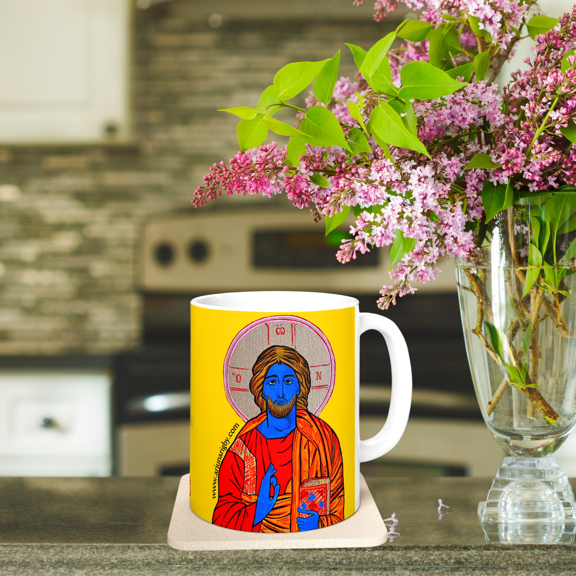 Christ the Quantum Lifegiver - Mug - Arjuna Rigby Art and Lifestyle Store