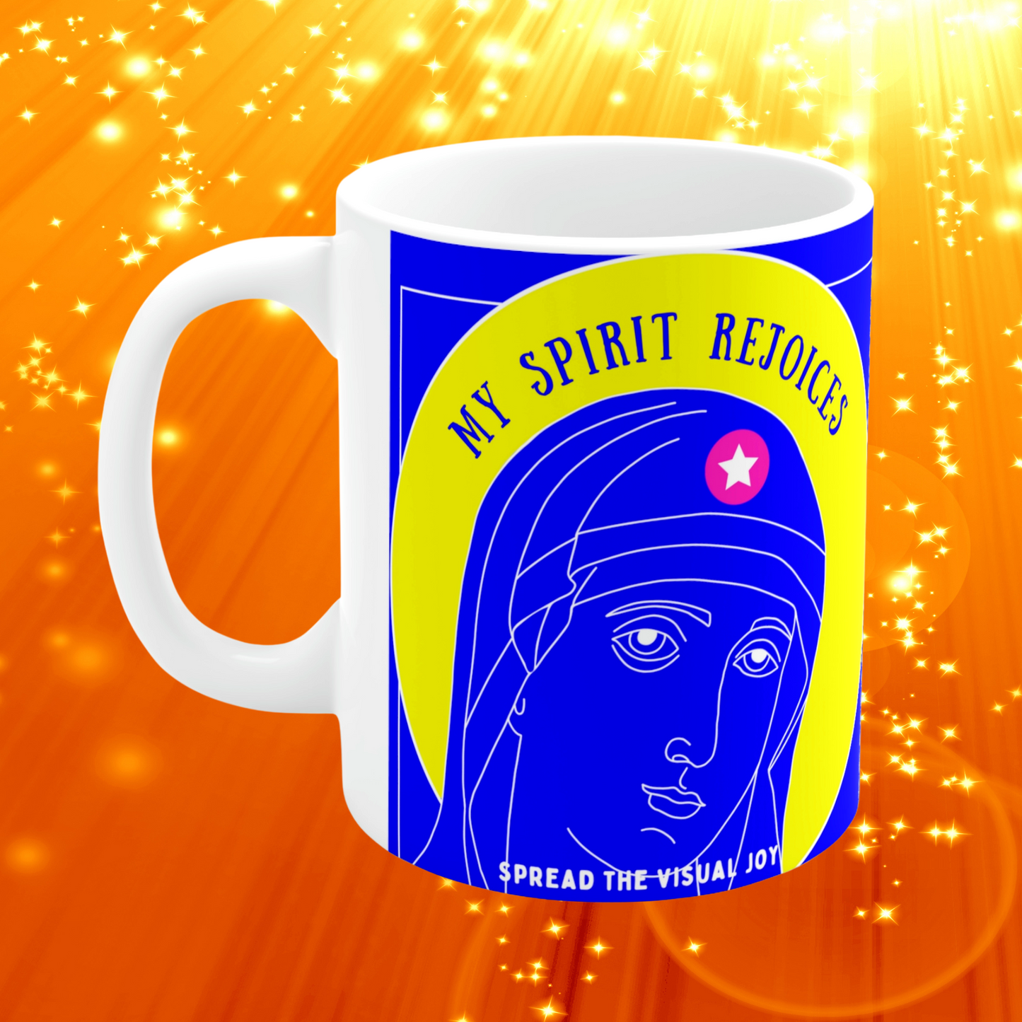 My Spirit Rejoices - Mug - Arjuna Rigby Art and Lifestyle Store