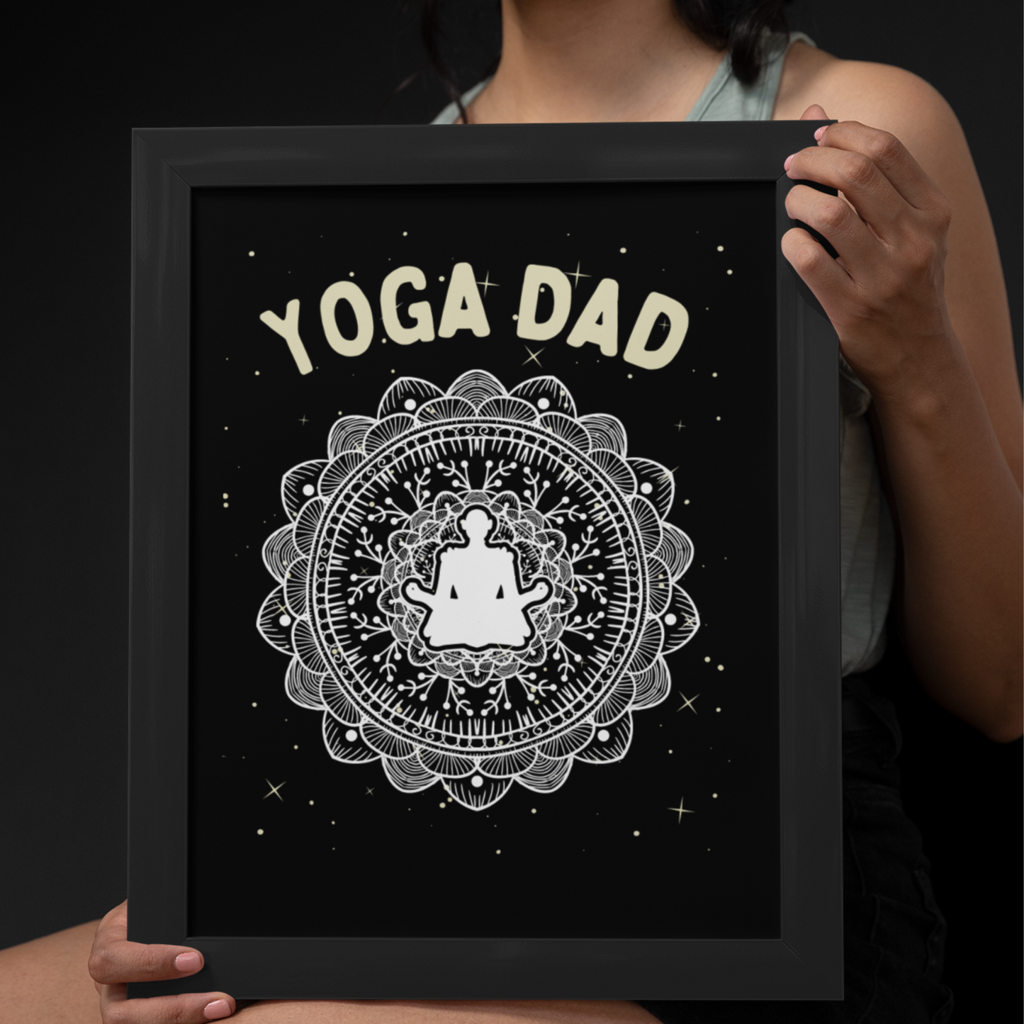 Yoga Dad Fine Art Poster - Arjuna Rigby Art and Lifestyle Store