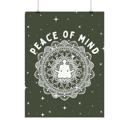 Peace of Mind Fine Art Print green background