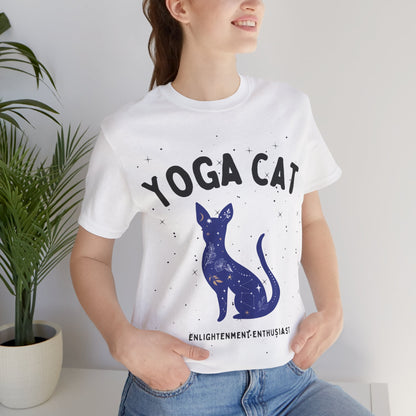 Yoga Cat T-Shirt - Arjuna Rigby Art and Lifestyle Store