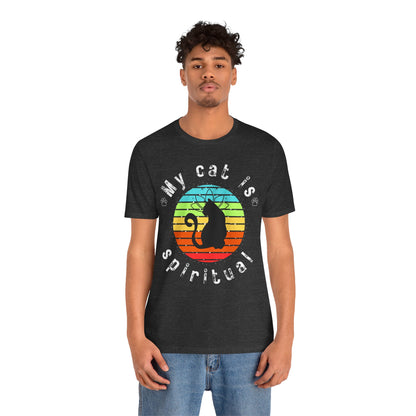 My Cat is Spiritual T-Shirt - Arjuna Rigby Art and Lifestyle Store