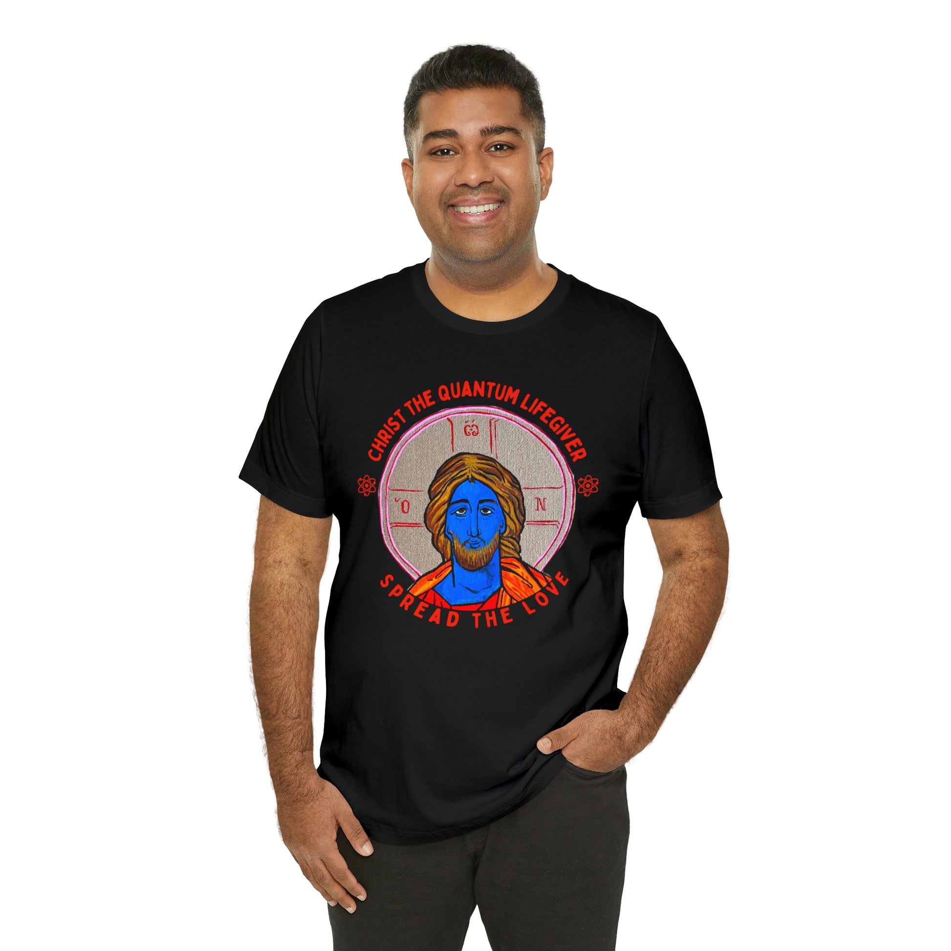 Christ the Quantum Lifegiver - Classic T-Shirt - Arjuna Rigby Art and Lifestyle Store