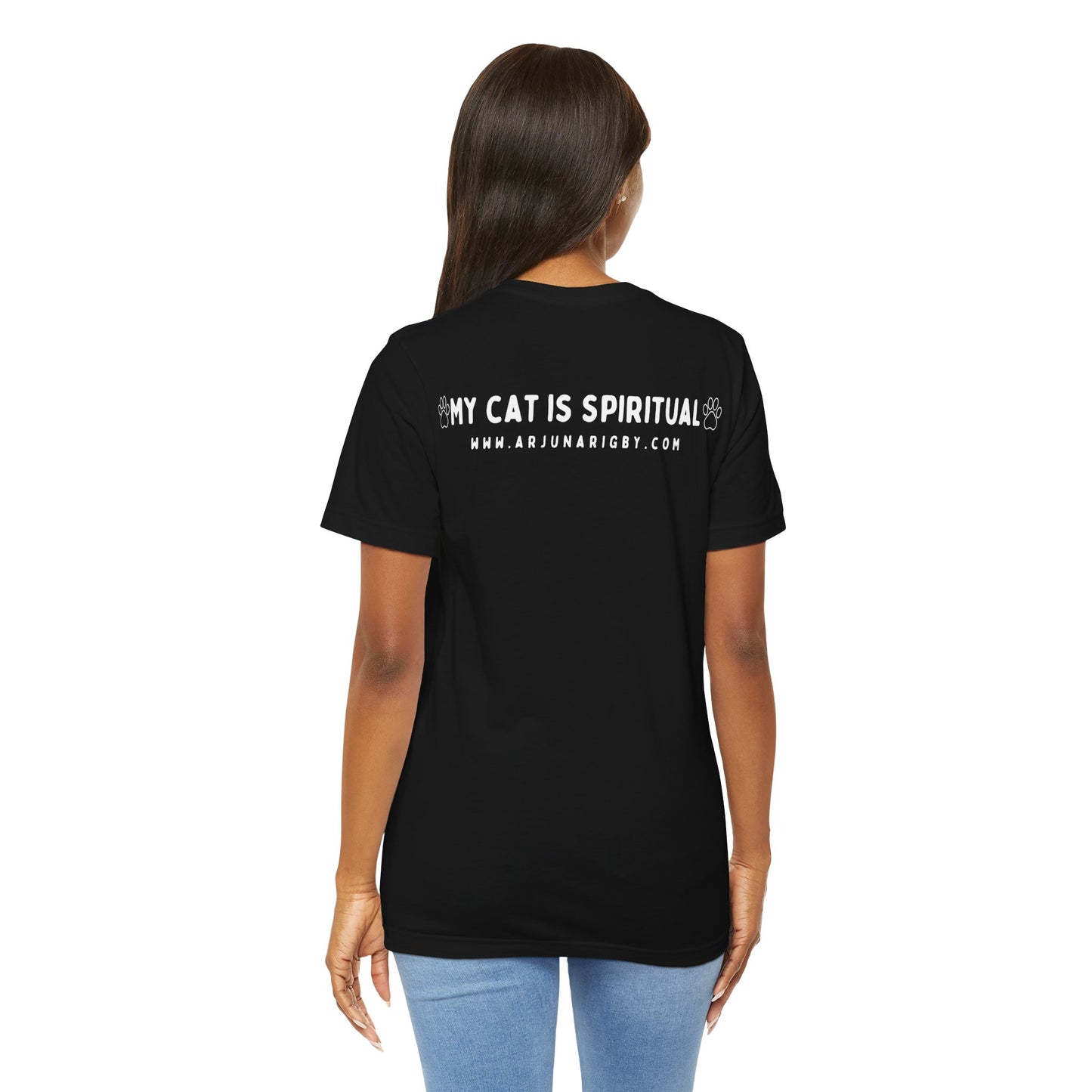 Yoga Cat T-Shirt - Arjuna Rigby Art and Lifestyle Store
