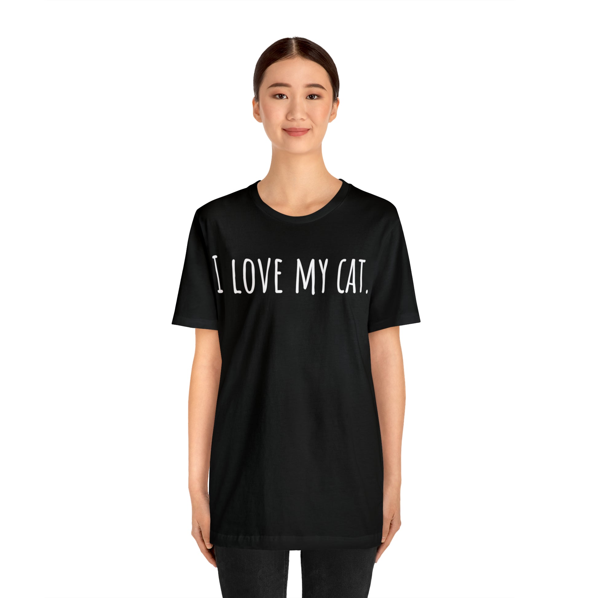 I Love My Cat - Classic T-Shirt - Arjuna Rigby Art and Lifestyle Store