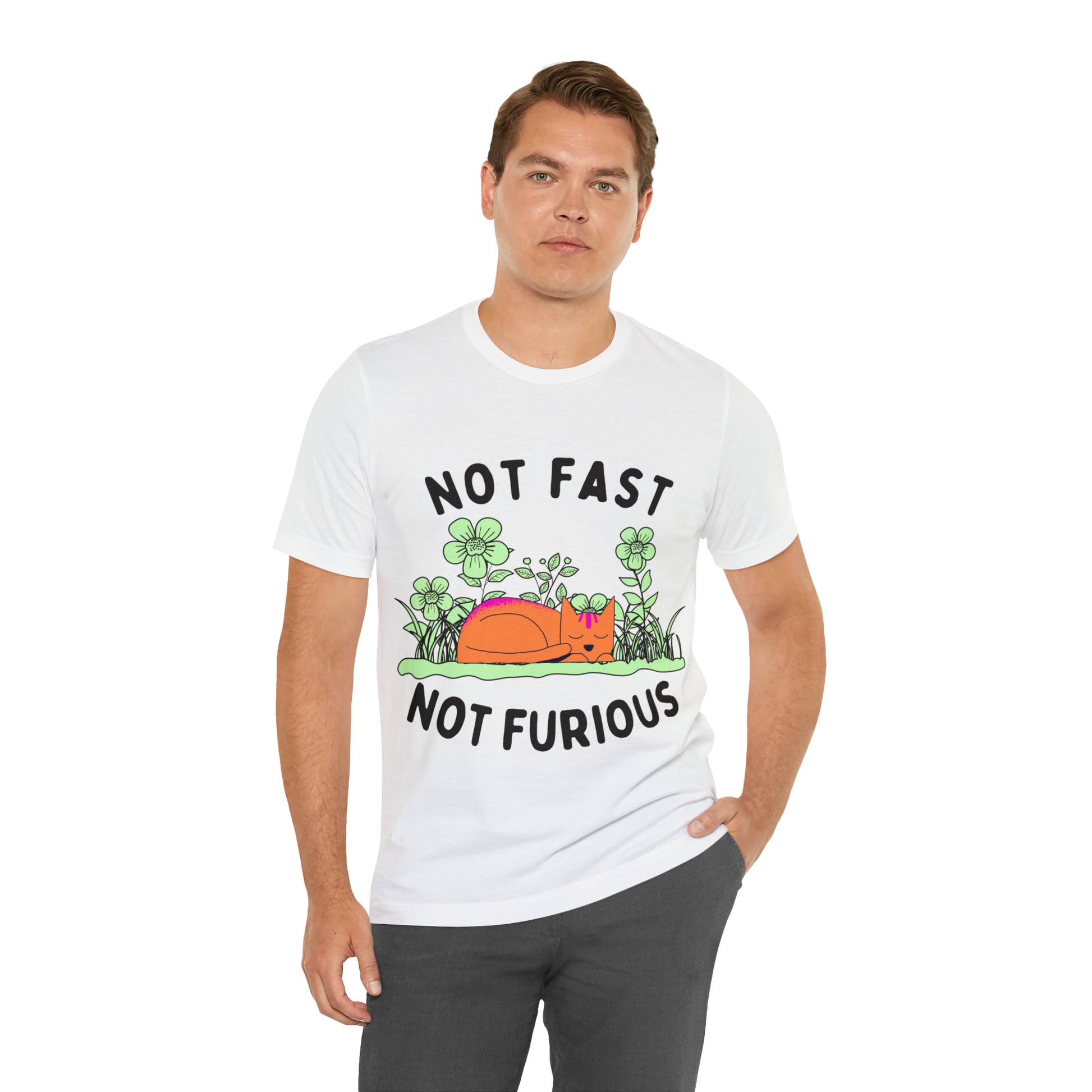 Not Fast Not Furious T-Shirt - Arjuna Rigby Art and Lifestyle Store