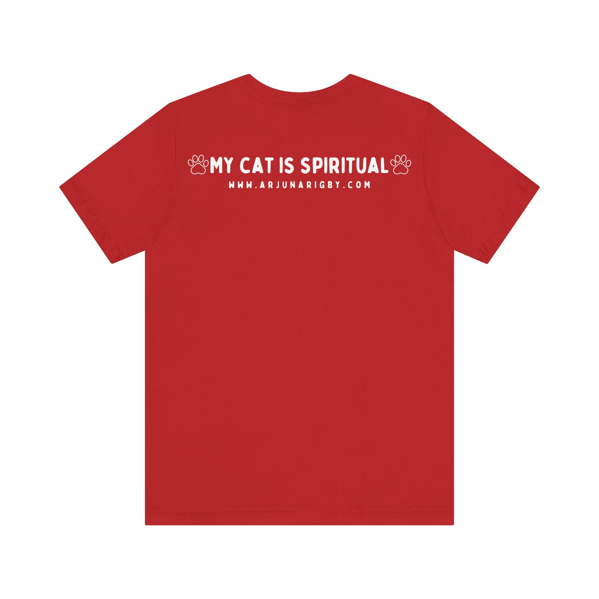 My Cat is Spiritual T-Shirt - Arjuna Rigby Art and Lifestyle Store