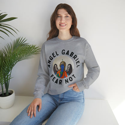 Angel Gabriel Crewneck Sweatshirt - Arjuna Rigby Art and Lifestyle Store