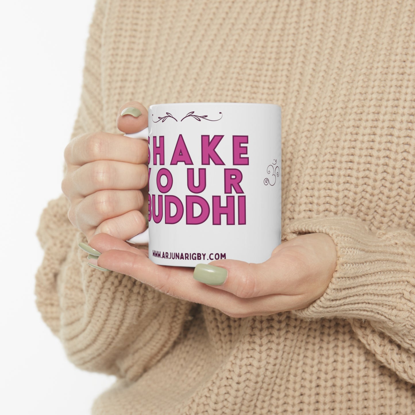 Shake Your Buddhi Mug - Arjuna Rigby Art and Lifestyle Store