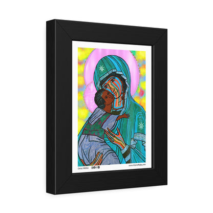 Christ Within Turquoise Framed Fine Art Posters