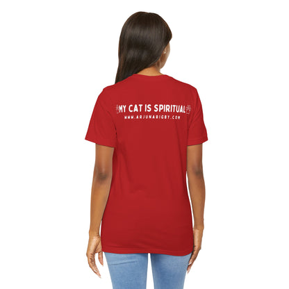 My Cat is Spiritual T-Shirt - Arjuna Rigby Art and Lifestyle Store