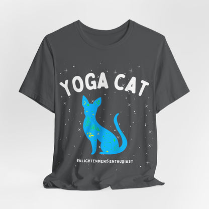 Yoga Cat T-Shirt - Arjuna Rigby Art and Lifestyle Store
