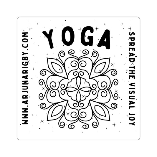 Yoga Sticker - Arjuna Rigby Art and Lifestyle Store