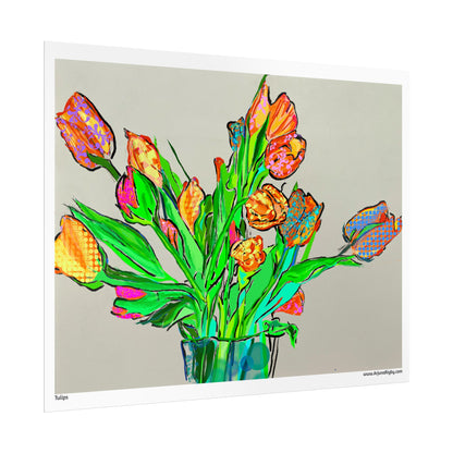 Tulips Rolled Fine Art Print