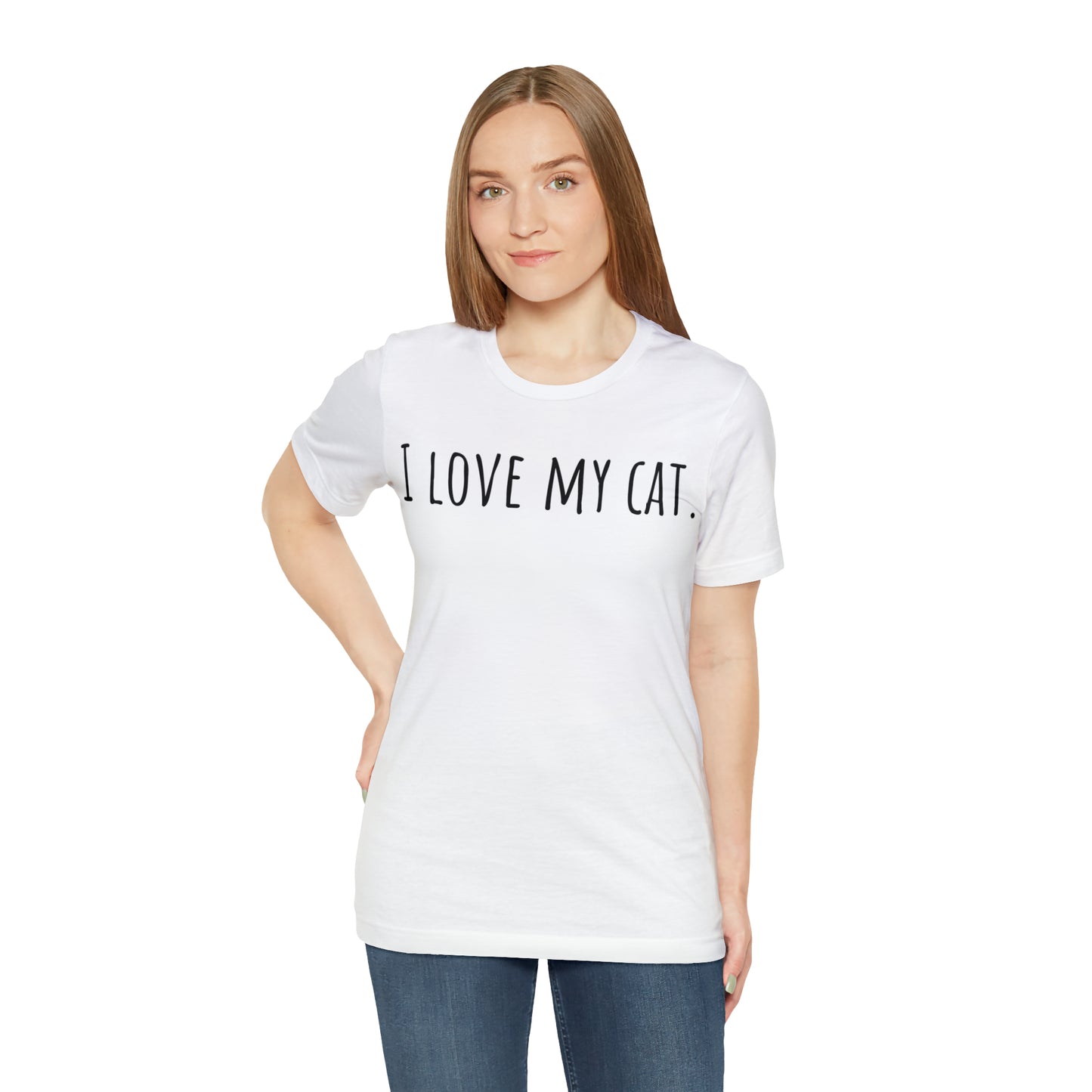 I Love My Cat - Classic T-Shirt - Arjuna Rigby Art and Lifestyle Store