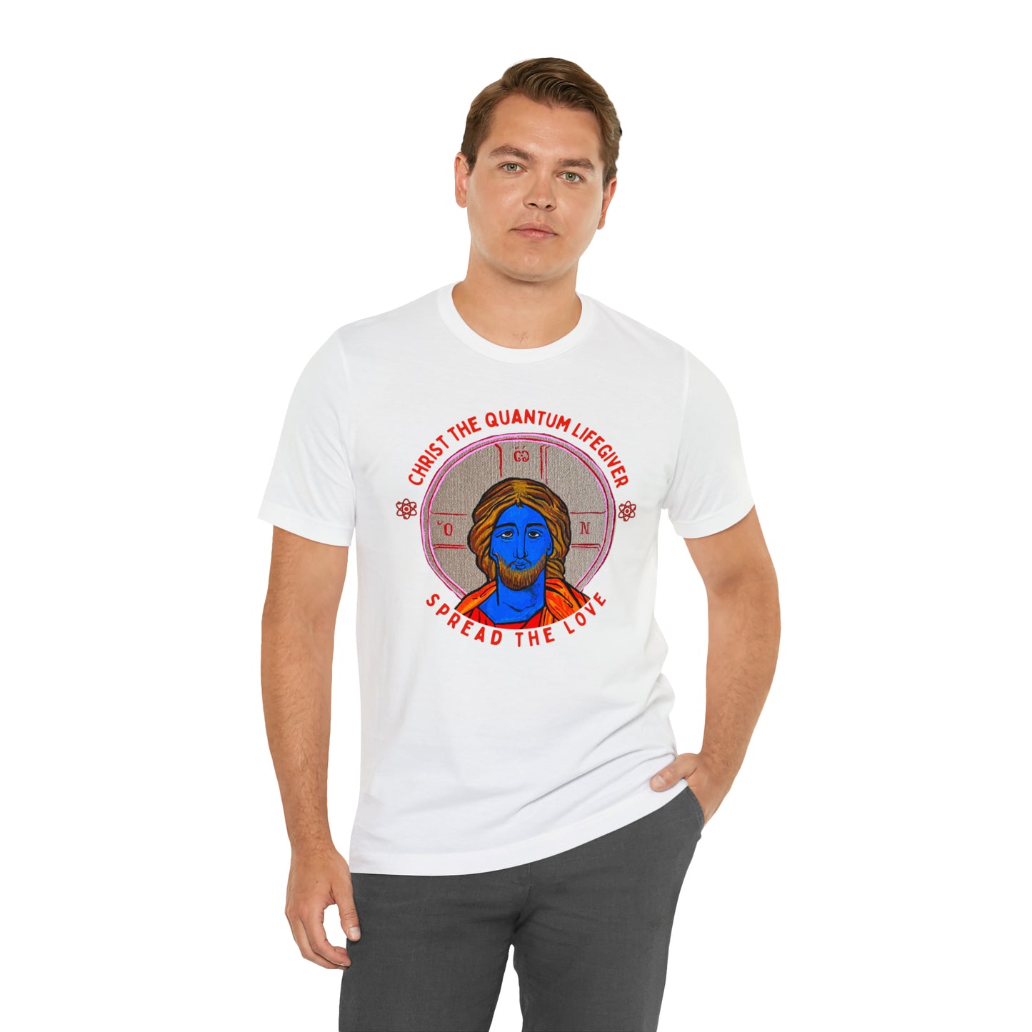 Christ the Quantum Lifegiver - Classic T-Shirt - Arjuna Rigby Art and Lifestyle Store